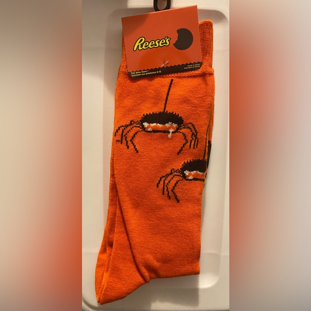 Halloween Socks Featuring Reese’s Candy Brand - Picture 1 of 2